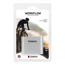 Кардрідер USB 3.2 Gen1 Workflow Dual-Slot microSDHC/SDXC UHS-II Card Reader KINGSTON WFS-SDC