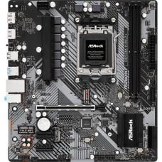 Mатеринська плата sAM5 AMD B650 DP/HDMI 2xM.2 GbE LAN mATX ASROCK B650M-H/M.2+