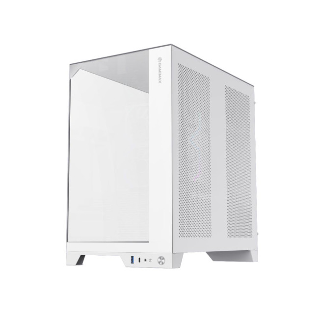 Корпус ATX без блока живлення, загартоване скло, ATX,M-ATX,ITX, VGA Card Length Up to 400 GAMEMAX Infinity Pro WH