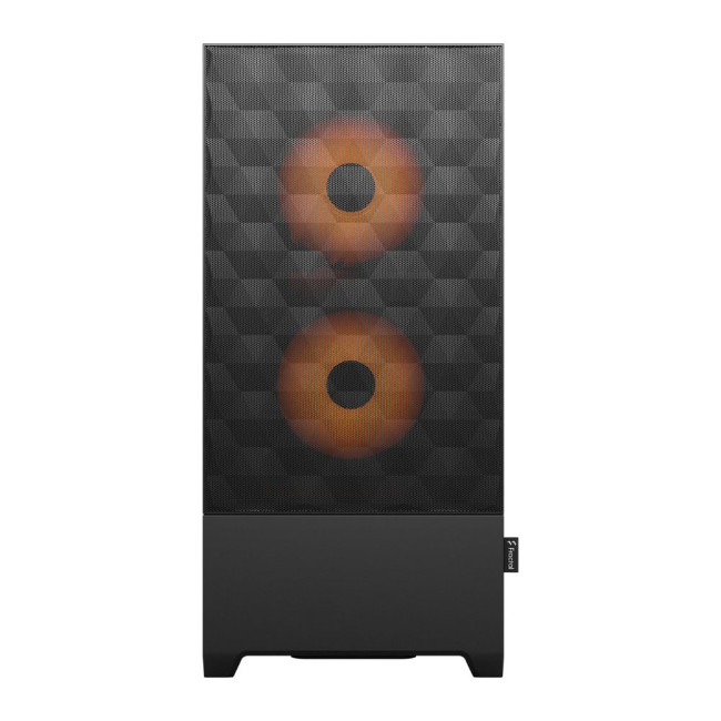 Корпус ATX без БЖ, чорний, помаранчеві кулери Pop Air RGB Orange Core TG FRACTAL DESIGN Pop Air RGB Orange Core TG (FD-C-POR1A-05)