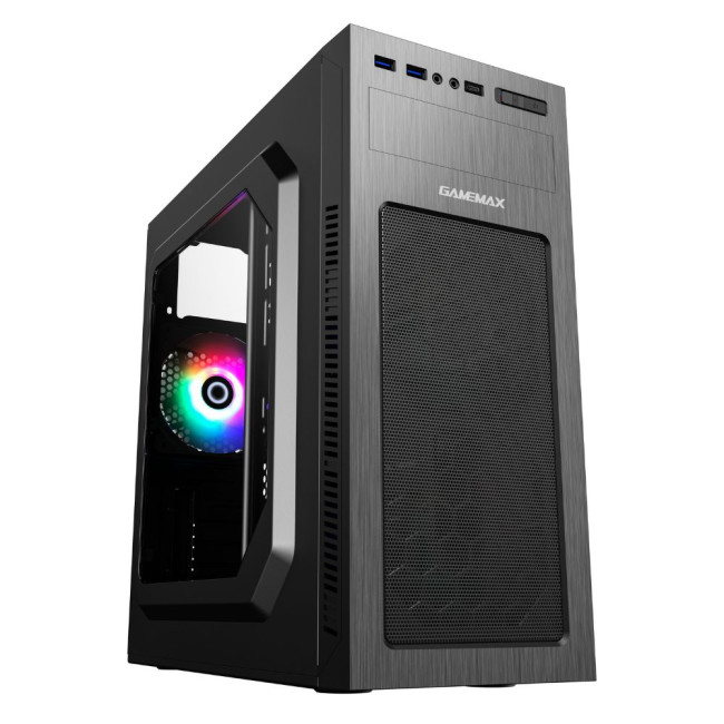 Корпус комп'ютерний Midi Tower без блока живлення ATX, Micro ATX, Mini ITX;2usb 3.0+1Type-C GAMEMAX MT525-2U3TYC-NP