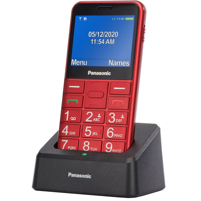 Мобільний телефон червоний PANASONIC KX-TU155EXRN