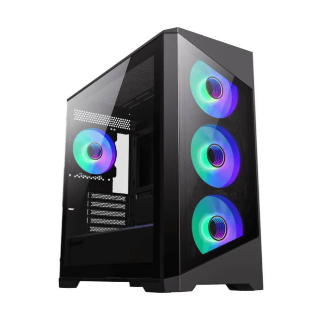 Корпус Micro ATX без блока живлення, закалене скло GAMEMAX Destroyer TGB