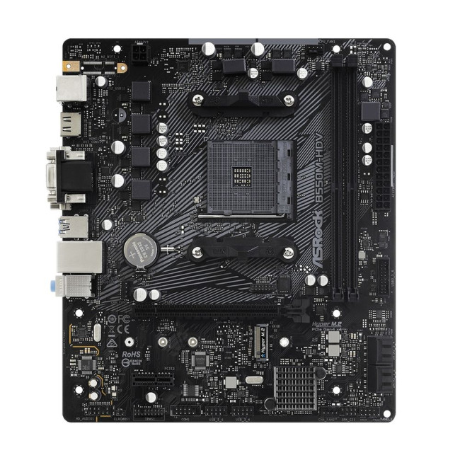 Материнська плата AMD AM4 B5502DDR4 1PCIex16 VGA/DVI/HDMI ASROCK B550M-HDV