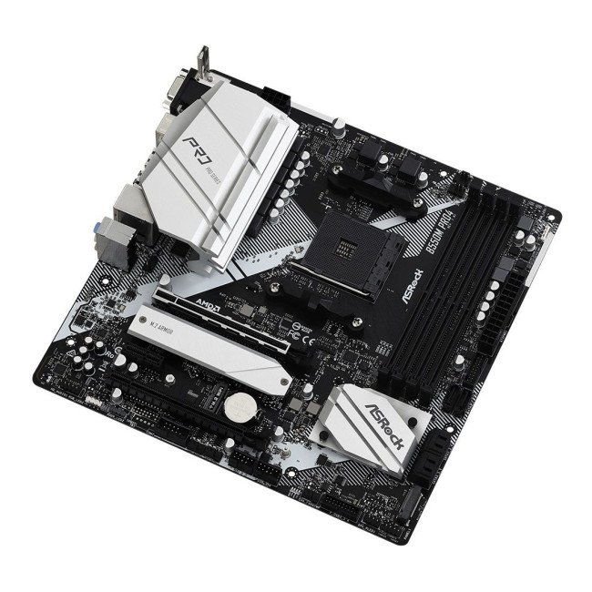Материнська плата AMD AM4 B5504DDR4 2PCIex16 2M.2 VGA/HDMI/DP TypeC ASROCK B550M PRO4