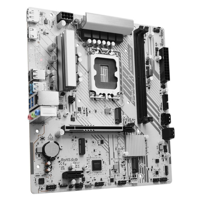 Mатеринська плата s1700 Intel B760 DP/HDMI 2xM.2 2xDDR5 2.5GbE LAN mATX ASROCK B760M-X GEN5