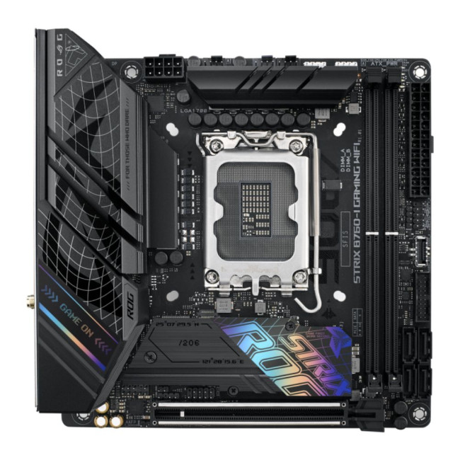 материнська плата s1700/2DDR5/HDMI/DP/1PCIe/4SATA/2M.2/LAN2.5Gb ASUS ROG STRIX B760-I GAMING WIFI