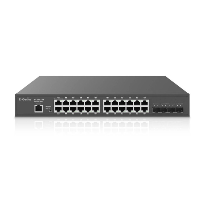 Комутатор 24xGbE + 4xSFP+ L2+ Cloud ENGENIUS ECS1528T (1402A0313301)