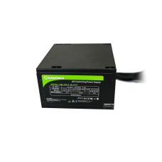 Блок живлення ATX 400W з кабелем живлення, вентилятор 80 мм, чорний GAMEMAX GM-400-8CM Black