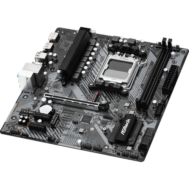 Mатеринська плата sAM5 AMD B650 DP/HDMI 2xM.2 GbE LAN mATX ASROCK B650M-H/M.2+