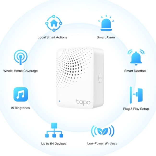 Розумний хаб із дзвінком TP-Link, Tapo H100 TP-LINK Tapo H100