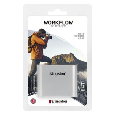 Кардрідер USB 3.2 Gen1 Workflow Dual-Slot SDHC/SDXC UHS-II Card Reader KINGSTON WFS-SD