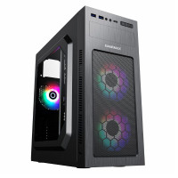 Корпус комп'ютерний Midi Tower з блоком живлення ATX, Micro ATX, Mini ITX ;GM-500B;2usb 3.0+1Type-C GAMEMAX MT525-2U3TYC-500B