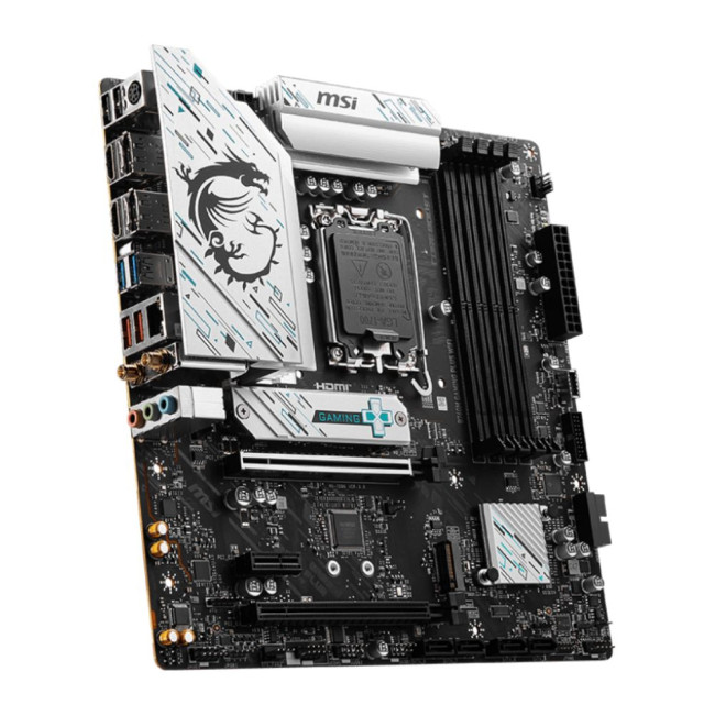 материнська плата s1700/4DDR5/2HDMI/2DP/3PCIe/4SATA/2M.2/LAN2.5Gb MSI B760M GAMING PLUS WIFI