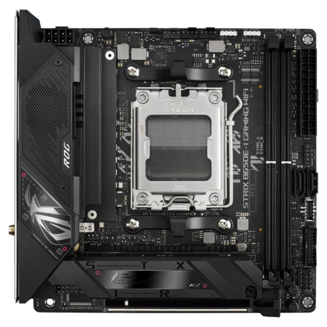 материнська плата sAM5/2DDR5/HDMI/Type-C/1PCIe/2M.2/2SATA/LAN2.5Gb ASUS ROG STRIX B650E-I GAMING WIFI