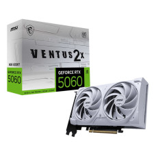 Відеокарта MSI NVIDIA GeForce RTX 5060 8G VENTUS 2X OC WHITE MSI RTX 5060 8G VENTUS 2X OC WHITE