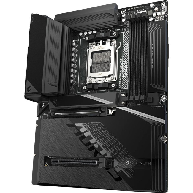 Mатеринська плата sAM5 AMD B850 HDMI 4xM.2 5GbE LAN ATX GIGABYTE B850 AORUS STEALTH