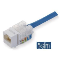 Модуль Keystone RJ45, UTP, Slim, Cat.5e, 110 IDC, захисна кришка KINGDA KD-KJ2085UC5E