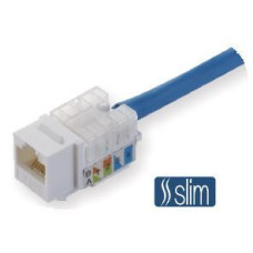 Модуль Keystone RJ45, UTP, Slim, Cat.5e, 110 IDC, захисна кришка KINGDA KD-KJ2085UC5E