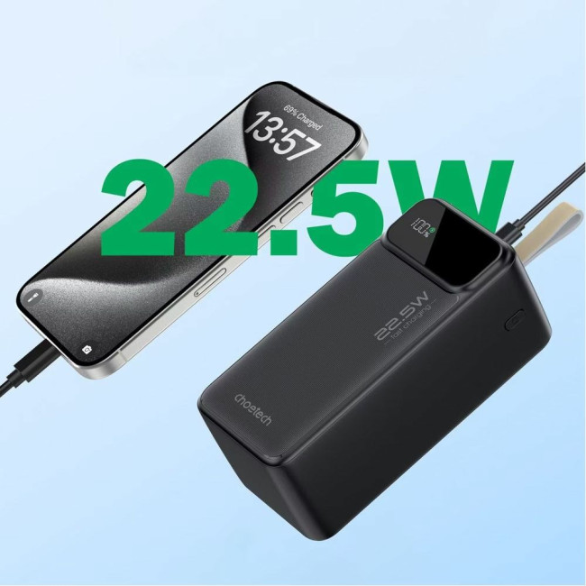 УМБ Choetech PD22.5w Power Bank 50000mAh CHOETECH PD22.5w Power Bank 50000mAh (B732)