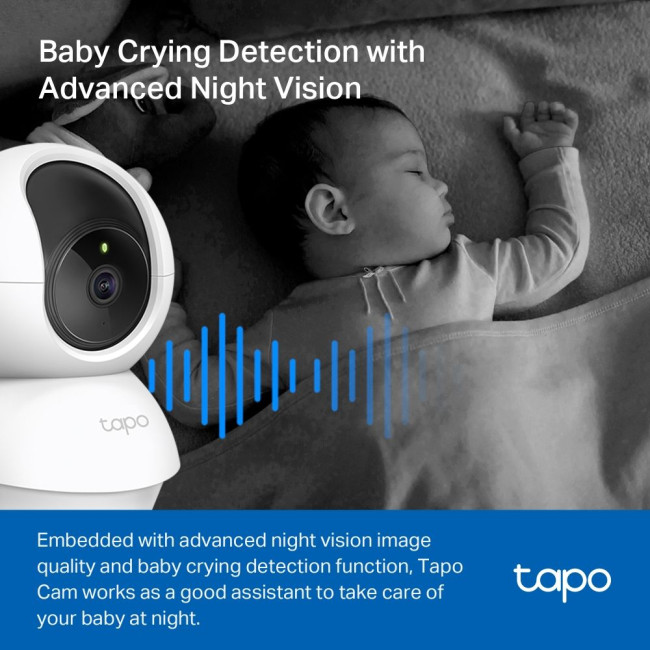 Домашняя Wi-Fi камера TP-Link, Tapo C200C TP-LINK Tapo C200C