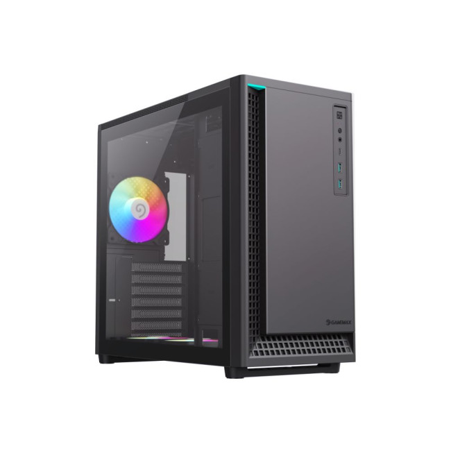 Корпус комп'ютерний Midi ATX без блока живлення ATX,M-ATX,ITX,ABS ,Mesh,USB3.0x2,Type-C(Gen2) GAMEMAX P30 BK
