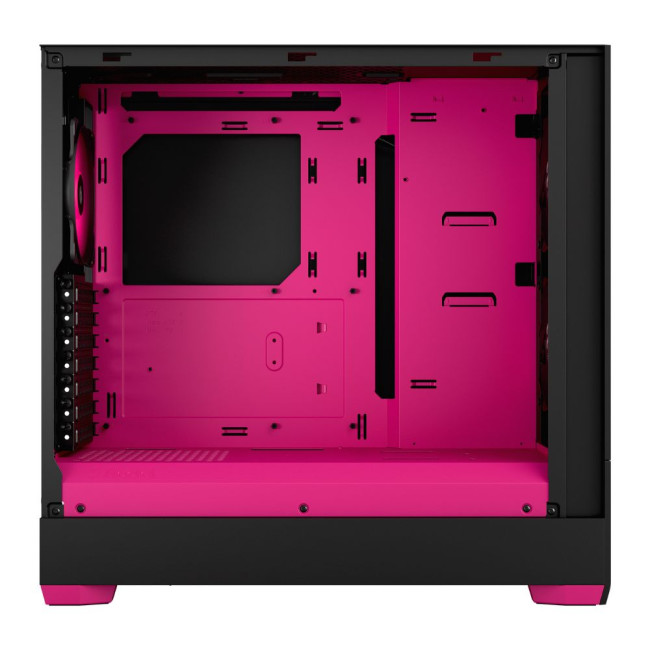 Корпус ATX без БЖ, чорний, пурпурові  кулери Pop Air RGB Magenta Core TG FRACTAL DESIGN Pop Air RGB Magenta Core TG (FD-C-POR1A-03)