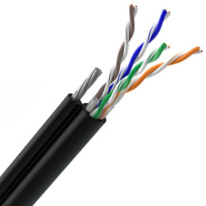 Кабель cat.5e U/UTP PE 4х2х24 AWG з тросом 305m) ZZKM 70910181