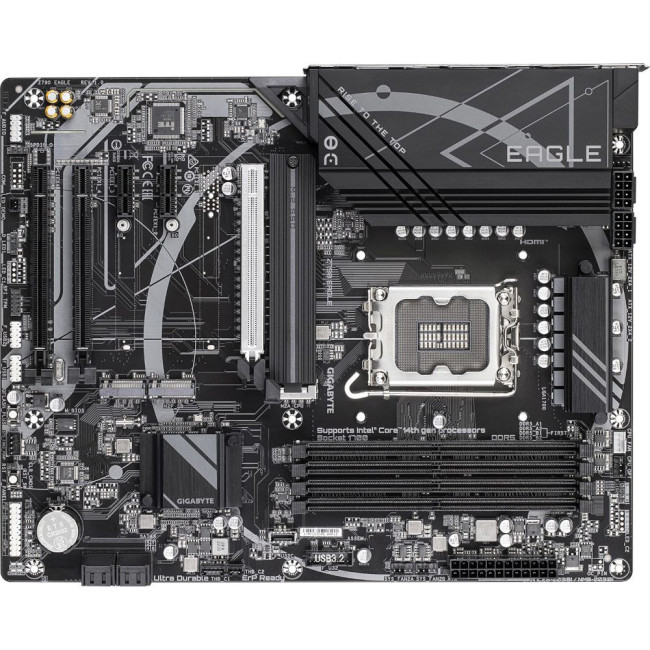 Mатеринська плата s1700 Intel Z790 DP/HDMI 4xDDR5 3xM.2 2.5GbE LAN ATX GIGABYTE Z790 EAGLE