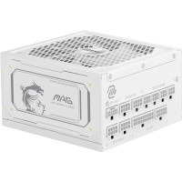 Блок живлення MSI ATX 1000W MAG A1000GL PCIE5 WHITE, EU, 1000W, Fully-Modular, 80 Plus Gold MSI MAG A1000GL PCIE5 WHITE