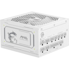Блок живлення MSI ATX 1000W MAG A1000GL PCIE5 WHITE, EU, 1000W, Fully-Modular, 80 Plus Gold MSI MAG A1000GL PCIE5 WHITE