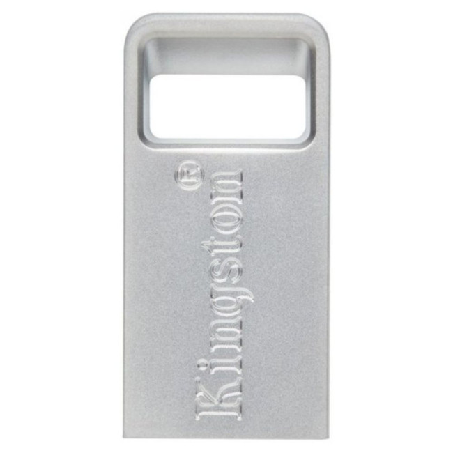 Мікрофлеш пам'ять 128GB DataTraveler Micro 200MB/sMetal USB 3.2 Gen 1 KINGSTON DTMC3G2/128GB