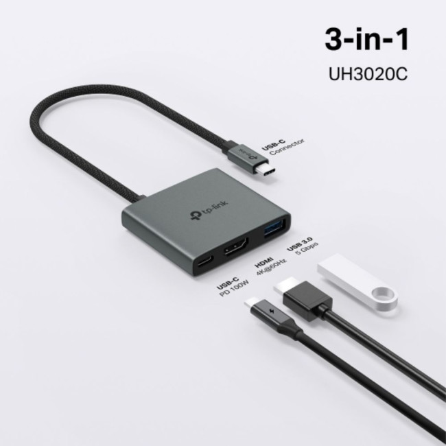 USB Type-C 3-в-1 концентратор TP-Link, UH3020C TP-LINK UH3020C