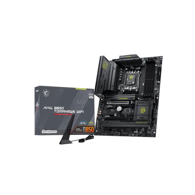 материнська плата sAM5/4DDR5/HDMI/3PCIe/3M.2/4SATA/LAN5Gb MSI MAG B850 TOMAHAWK WIFI