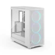 Корпус E-ATX (до 275 мм) без БЖ, білий, скло, RGB, підтримка BTF, Epoch XL White TG RGB Clear tint FRACTAL DESIGN Epoch XL White TG RGB CT (FD-C-EPO1X-05)