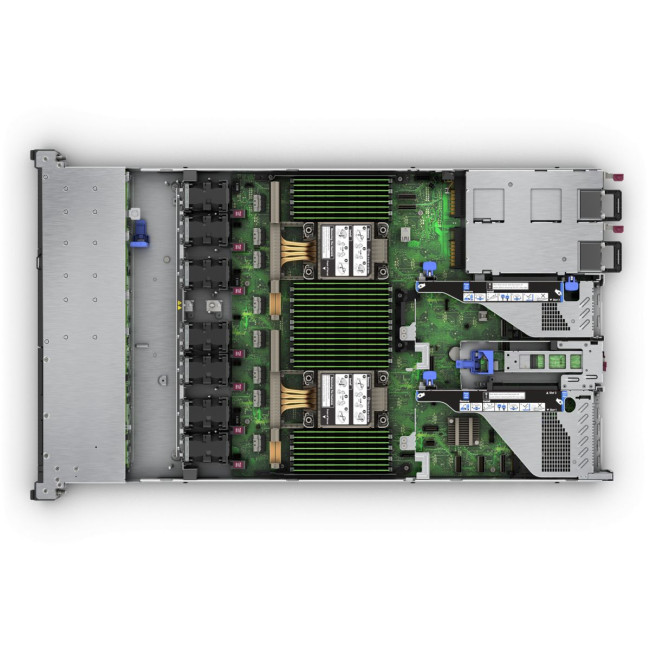 Сервер HPE ProLiant DL360 Gen11 4510 2.4GHz 12c 1P/2x32GB-R/8SFF/MR408i-o/2x960GB SSD/2x1000W PS EU HPE P71673-425
