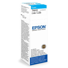 Чорнила сині L100, 70 мл EPSON L100 Cyan ink bottle 70ml (C13T66424A)