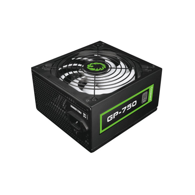 Блок живлення ATX 750W APFC, 80+Bronze, вентилятор 140 мм, чорний, коробочний GAMEMAX GP-750