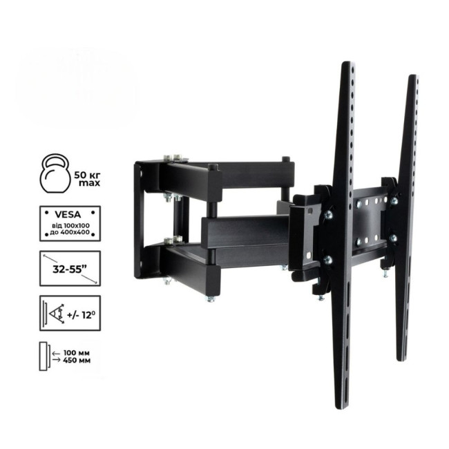 Кріплення для телевізора TV04T-R6 Black, 32