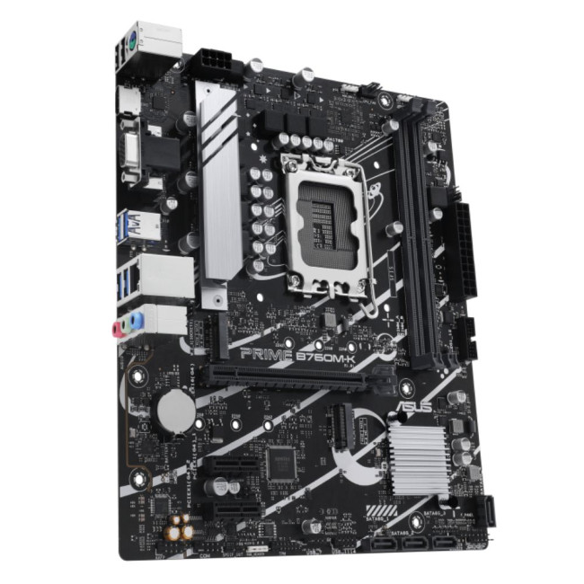 материнська плата s1700/2DDR5/VGA/HDMI/3PCIe/4SATA/2M.2/LAN2.5Gb ASUS PRIME B760M-K