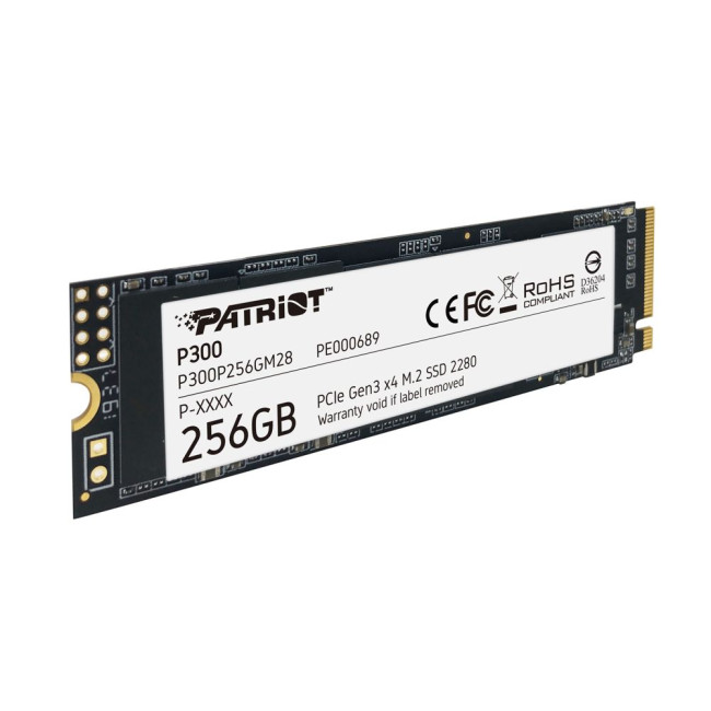 накопичувач M.2 256GB P300, NVMe 2280 PATRIOT P300P256GM28