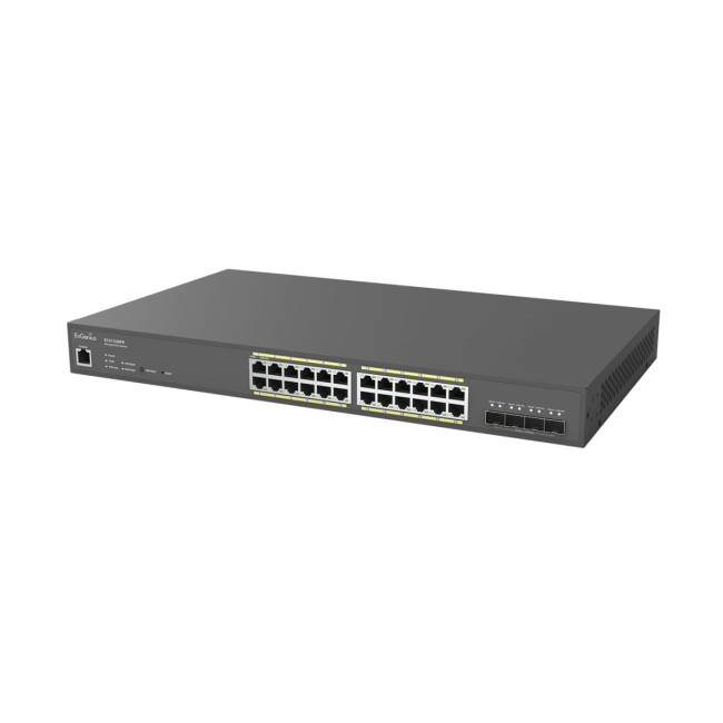 Комутатор 24xGbE + 4x10Gb SFP+ L2+ 410W Cloud ENGENIUS ECS1528FP (1402A0097330)