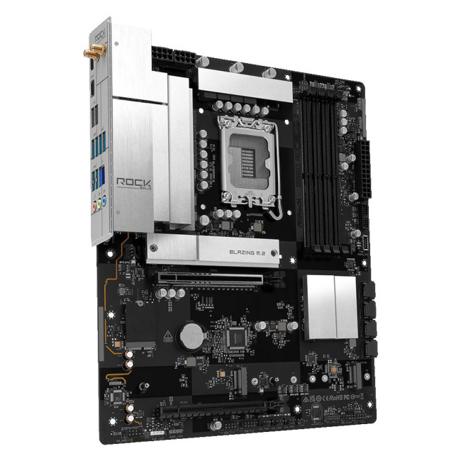 Mатеринська плата s1851 Intel B860 4xDDR5 HDMI 3xM.2 2.5GbE LAN ATX ASROCK B860 ROCK WIFI 7