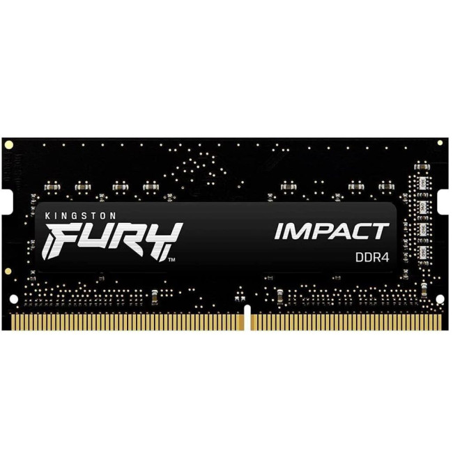 модуль пам'яті 16Gb DDR4 3200MHz sodimm Fury Impact KINGSTON KF432S20IB/16