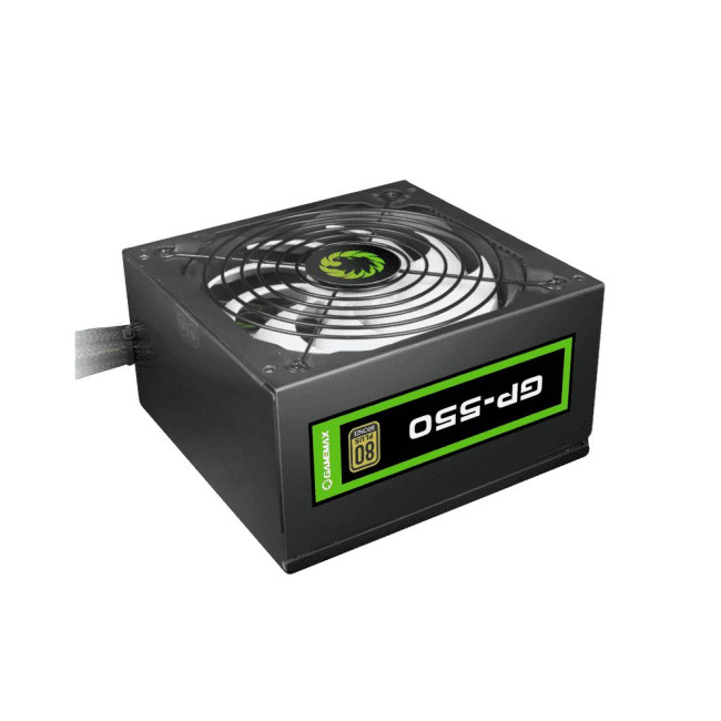 Блок живлення ATX 550W APFC, 80+Bronze, вентилятор 140 мм, чорний, коробочний GAMEMAX GP-550