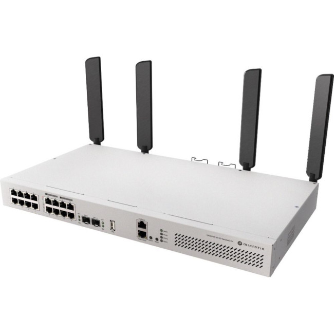 Комутатор Mikrotik CRS418-8P-8G-2S+5axQ2axQ-RM MIKROTIK CRS418-8P-8G-2S+5axQ2axQ-RM