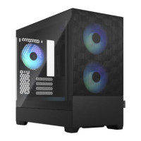 Корпус micro ATX без БЖ, чорний, скло Pop Mini Air RGB Black TG FRACTAL DESIGN Pop Mini Air RGB Black TG (FD-C-POR1M-06)