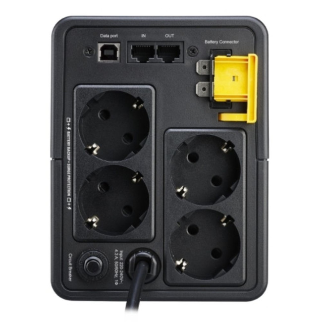 ДБЖ Back-UPS 520W/950VA,L-I,AVR,USB,4xSchuko APC BX950MI-GR