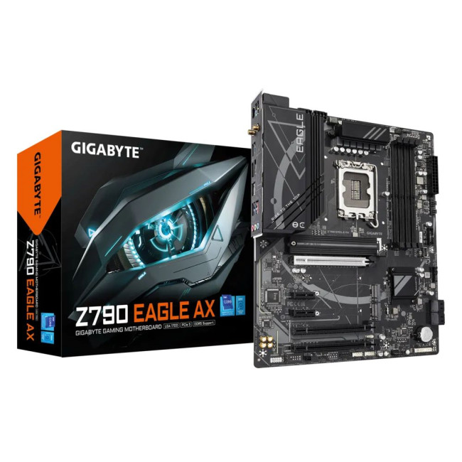 Mатеринська плата s1700 Intel Z790 DP/HDMI 4xDDR5 3xM.2 2.5GbE LAN ATX GIGABYTE Z790 EAGLE AX
