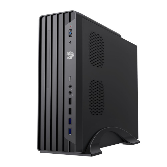 Корпус mATX з блоком живлення SFX  GS-400 80+ Bronze 2usb2.0+2usb3.0+Type-C+CR, slim odd window on f GAMEMAX ST-608-2U2-2U3-TYPE-C-CR-400W
